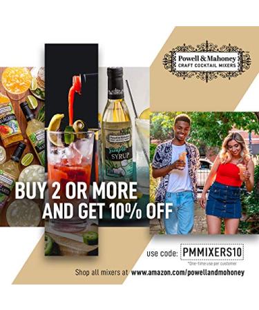 Powell & Mahoney Classic Margarita Craft Cocktail Mixer - 25.36 oz - Non-GMO, Free from Artificial Sweeteners and Flavors - Buy Online on GoSupps.com
