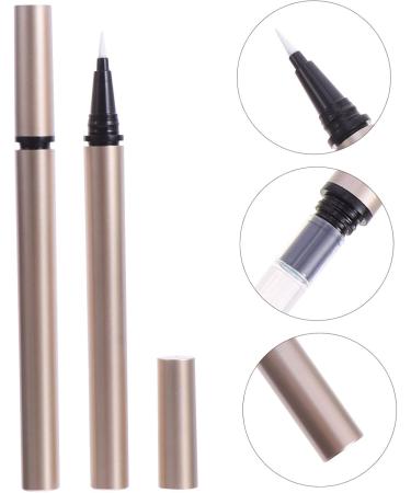 Healeved 5pcs Eyeliner Empty Pipe Refillable Eyeliner Tube Empty Cuticle Oil Pen Empty Eye Liner Tube Plastic 1 count (Pack of 1) Golden - Buy Online on GoSupps.com