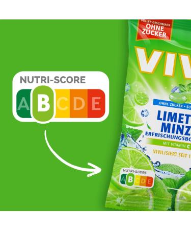 Buy VIVIL Lime Mint Candies - Sugar-Free Vegan Vitamin C 15 Bags (120g Each) - Refreshing Lime Taste - International Shipping Available - Buy Online on GoSupps.com