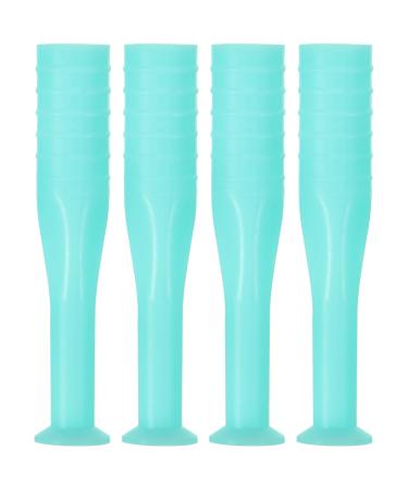 SUPVOX Lens Suction Cup Contact Lens Suction Cup Silicone Bottle Travel Contact Lenses Removal and Carry 4 Pack without Case (Green)