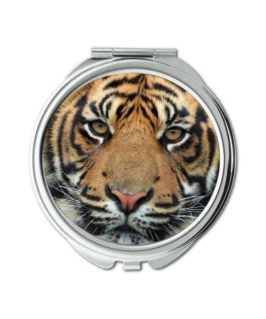 YENDOSTEEN Mirror makeup mirror animal animal photography big cat pocket mirror portable mirror