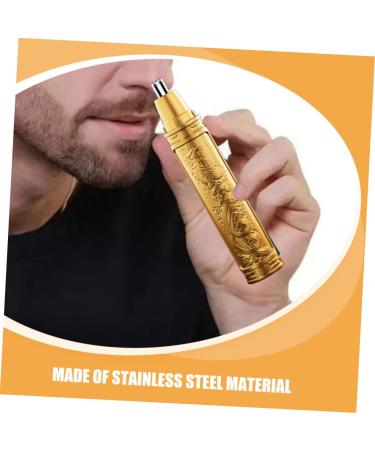 Beaupretty 2 Nose hair trimmer for men hair clippers for men facial hair trimmer nose hair trimmer for women hair clipper women mens hair clippers ear hair removal ear trimmer abs Golden - Buy Online on GoSupps.com