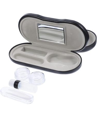 Partykindom Double-Sided Travel Glasses Case - Portable Contact Lens Holder & Sunglasses Organizer | 4 Pack 15.7x7.4x4cm - Buy Online on GoSupps.com
