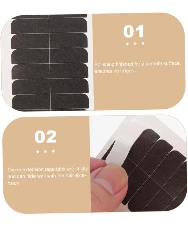 Amosfun 10 Sheets Hair Extension Double Sided Tape Double Sided Hair Extension Tape Wigs Tape Hair Extension Wig Tape Human Hair Duct Tape Waterproof Tape for Wig Pet Replace Appendix - Buy Online on GoSupps.com