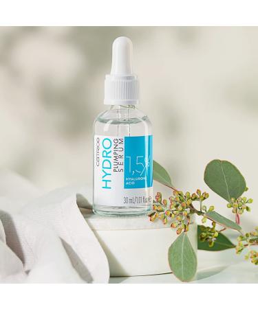 Catrice Hydro Plumping Serum Intensive Care Concentrate with 1.5% Hyaluronic Acid Transparent for Combination Skin Soothing Skin-Smoothing Vegan Alcohol Paraben Free (30 ml) - Buy Online on GoSupps.com