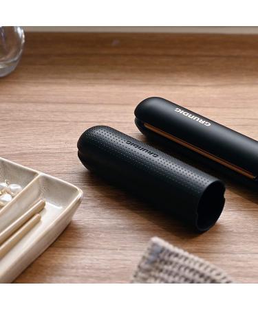 Grundig Naturashine HS 7030 Hair Smoothing Flat Iron & Hairstyler - Ionic Ceramic Plates 130 C to 230 C Hair Protection Mode - Black/Rose Gold - Buy Online on GoSupps.com