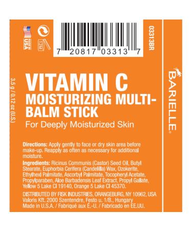 BARIELLE Vitamin C Moisturizing Balm Stick for Deeply Moisturized Skin - Facial Treatment Stick (4-PACK) - Buy Online on GoSupps.com