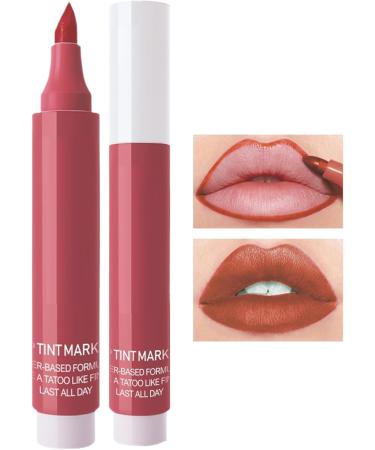 Lip smudge marker tint color matte with precision tips - lipstick pen with a natural finish - lightweight for all-day wear - lip liner without - Buy Online on GoSupps.com