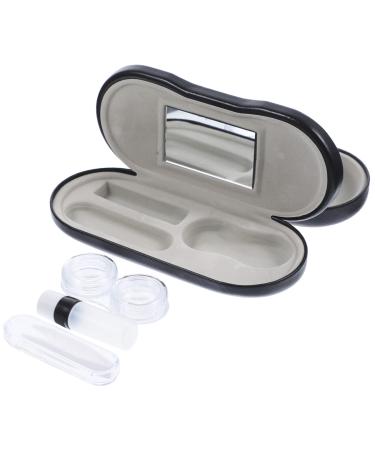 Hapinary double -layer glasses case glasses for contact lens containers glasses storage box.