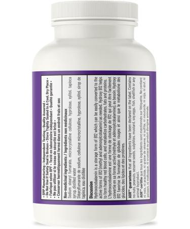 AOR Hydroxy B12 1000mcg 60 Lozenges - Hydroxocobalamin Vitamin B12 Supplement for Energy Metabolic Support & Overall Well-being - Ideal for Sensitive Individuals - Unmethylated B12 for Men & Women - Buy Online on GoSupps.com
