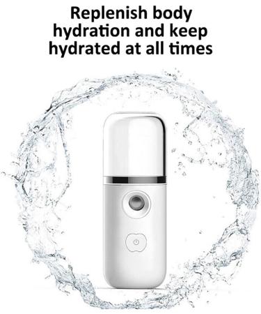 Mister for Lash Extensions | Portable Ionic Mist Sprayer | Hydrating USB Rechargeable for Eyelash Extensions Face Face Hydrating Dtt White - Buy Online on GoSupps.com