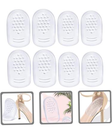 NOLITOY 8 Pairs Self-Adhesive Heel Pad Gel Inserts - Comfortable Heel Grips & Cushions for High Heels - Perfect for Pain Relief & Support - Buy Online on GoSupps.com