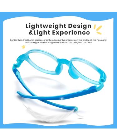 Cyxus Kids Blue Light Filter Glasses | Non-Prescription Ultem | Lightweight Gaming PC Glasses for Boys & Girls - Buy Online on GoSupps.com