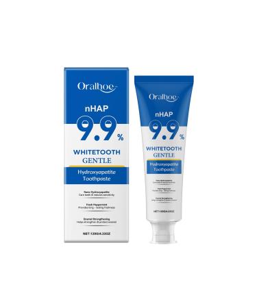 KLYso Mild Mint Teeth Whitening Toothpaste - Strengthen Enamel Long-Lasting Freshness Stain Reduction Oral Care(2PCS)