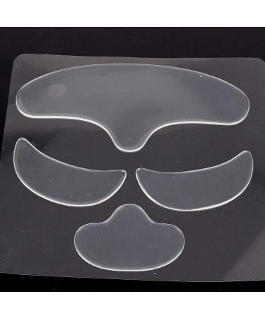 4PCS Anti-Aging Silicone Patches | Skin Tightening Forehead & Eye Pads | Washable Anti-Fold Face & Chin Treatment for Fine Lines - Buy Online on GoSupps.com