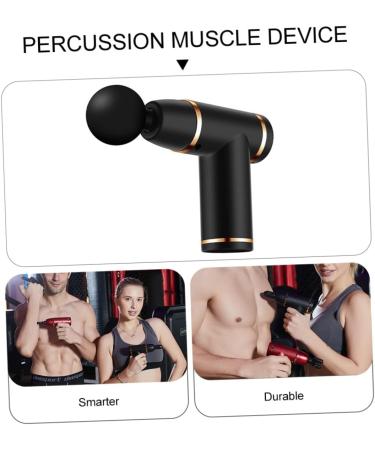 Homsfou Fascia Massage Gun Set | Deep Tissue Hand Massager for Pain Relief | Portable Percussion Muscle Device | Fitness & Wellness Tool (18x13.5x4cm Black) - Buy Online on GoSupps.com