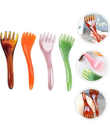 Buy SewoAr 4-Piece Head Massage Tool Set - Scalp Scrapers & Comb for Ultimate Relaxation - Buy Online on GoSupps.com