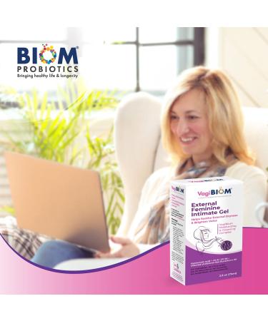 Biom Probiotics VagiBiom Vaginal Gel - Hyaluronic Acid & Glutathione for Moisture & pH Balance | Vegan & Paraben-Free - Buy Online on GoSupps.com