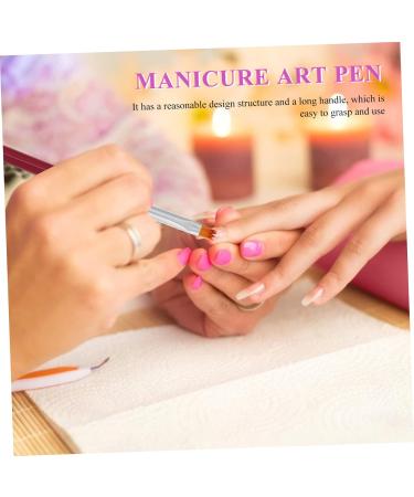 POPETPOP Nail Art Painting Brush Nail Paint Brush Kit 13x1cm Red - Buy Online on GoSupps.com