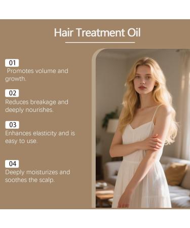  Diuyzoc Hair oil serum lightweight texture 60 ml follicle repair treatment hair care easily absorbed for daily use adults mothers sisters partners - Buy Online on GoSupps.com