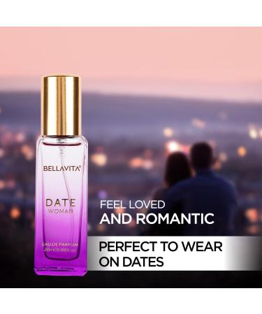 BELLA VITA Date & Senorita Woman Perfume Combo with Jasmine Vanilla Lotus & Musk | EDP Fragrance Scent Pack of 2 20 ml Each - Buy Online on GoSupps.com