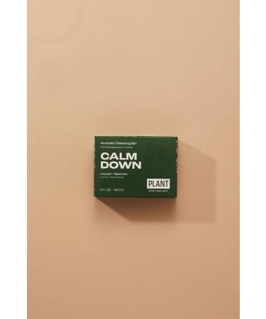 Plant Apothecary Calm Down Moisturizing Shea Butter Soap for Damaged and Dry Skin - Body Soap Bar with Spearmint and Lavender - Natural Ingredients - 5 oz - Buy Online on GoSupps.com
