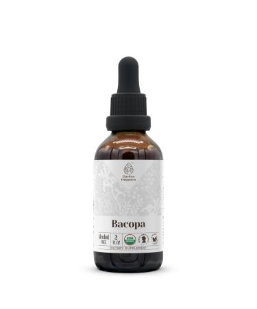 Bacopa USDA Organic | Alcohol-Free Extract, Organic Herbal Drops, Supplement, Relaxation, Positive Cognitive Effect | Tincture Made from 100% Organic Bacopa (Bacopa Monnieri) Dried Herb 2 oz 2 Fl Oz (Pack of 1)