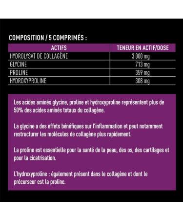 EAFIT | Collagen Peptides | Muscle and Joint Wellness | Marine Collagen | Wisteria | No Sugar No Preservatives or Artificial Flavors | French Brand | Collagen 120 Tablets - Buy Online on GoSupps.com