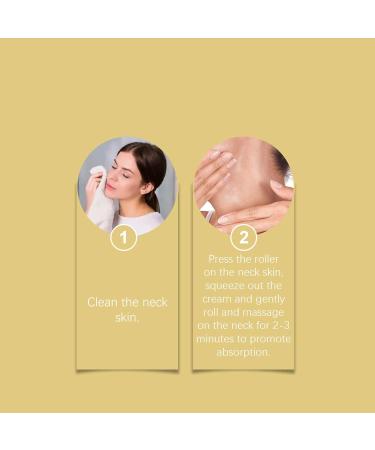 HOUXIANDOU Firming neck cream for wrinkled skin Body care Comfort firming and lifting neck cream with double roller massage moisturizing firming lotions 1 pc - Buy Online on GoSupps.com