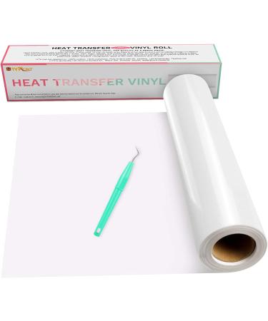 How to make T shirt with HTVRONT white heat transfer vinyl roll? 