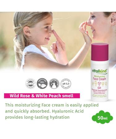 Moisturizing Face Cream for Girls | Premium Natural Children's Skincare - Buy Online on GoSupps.com