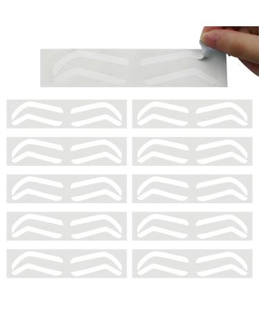 Guapa Disposable Eyebrow Design Stencil & Airbrush Tint Stickers - Easy Application for Perfect Brow Shaping | 3 Shapes Available - Buy Online on GoSupps.com