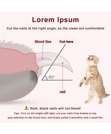 EPROICKS LED Pet Nail Clippers with Safety Guard - Pink - Ideal for Dogs, Cats, Rabbits, Guinea Pigs - Precise Trimming, Anti-Bloodline, Grooming Tool - Buy Online on GoSupps.com