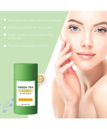Stick Masque l'Argile et au Th Vert clat et R duction des Pores Contr le du S bum et Purification Formule L g re et Apaisante Convient aux Peaux Grasses et Mixtes Application Facile 30 g 1pcs - Buy Online on GoSupps.com