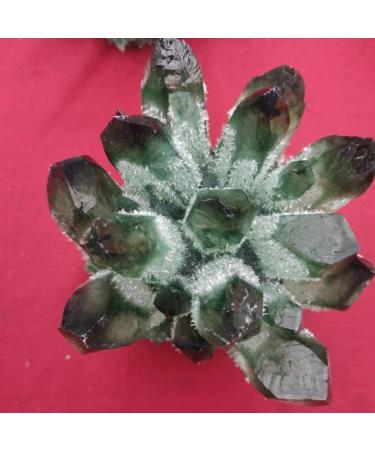 Natural Crystal Rough Home Decoration 1pcs Natural Green Ghost Phantom Quartz Crystal Cluster Specimen Wedding Decoration Aquarium Stones (Size : 700-800g) - Buy Online on GoSupps.com