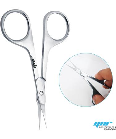 Nail Scissors Professional Cuticle Scissors Extra Strong Straight Curved Manicure Nail Art Scissors (CS-07) - Buy Online on GoSupps.com