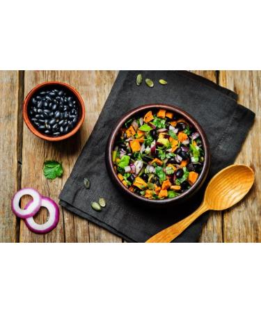 StoreHouse Foods Black Turtle Beans 2.5 kg (5.5 lb) Non-GMO Raw Vegan Bulk A Favorite in Cooking for use in Soups Sauces and Main Dishes Product of Canada 2.5 kg (Pack of 1) - Buy Online on GoSupps.com