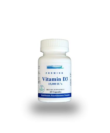 Vitamin D3 15 000 IU 60 Capsules