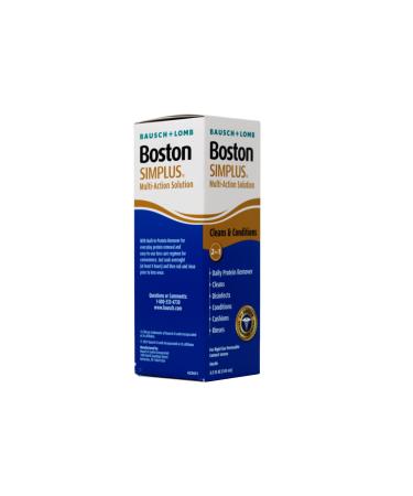 Bausch & Lomb Boston Simplus Multi Action Solution with Daily Protein Remover 3.5 oz