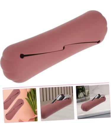 Angoily Portable Makeup Brush Bag | Travel Makeup Tool Holder & Organizer | Cosmetic Brush Storage Pouch | Brown - 21.5x6.5x3.5CM - Buy Online on GoSupps.com