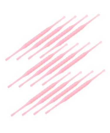 YOSADIER 12-Pack Disposable Plastic Earpicks Wax Picker Tools for Cleaning Convenient and Effortless to Use for Personal Care Random Color