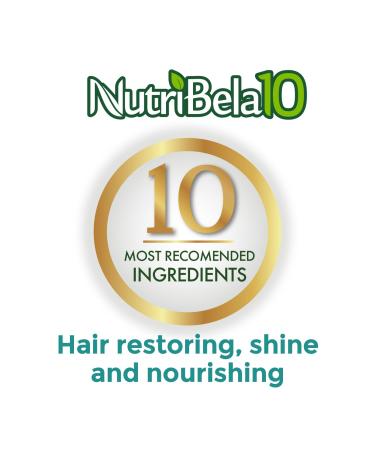 Nutribela Hydration Hair Mask & Deep Conditioner - 2 Pack for Damaged & Dry Hair with Avocado Argan Collagen Coconut Oil Keratin Aloe Vera Vitamin E & Shea Butter - Ideal for Curly & Frizzy Hair - Buy Online on GoSupps.com