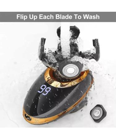 Buy Electric Razor for Men - 5 IN 1 Shaver & Beard Trimmer with 5D Floating Heads - Rechargeable & Multifunctional - Buy Online on GoSupps.com