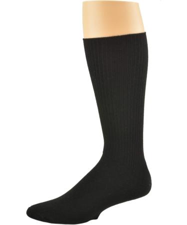Diabetic Arthritic Men Crew Cushioned Socks 3 Pair Blue - Size 6-12, Machine Washable, Breathable Cotton - Buy Online on GoSupps.com