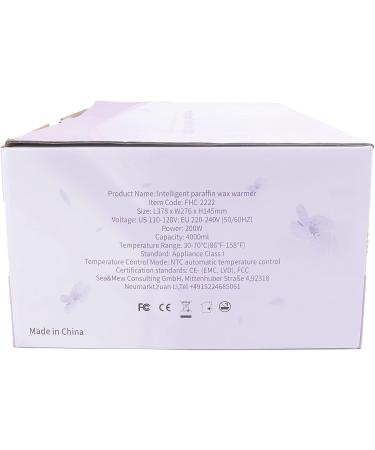 YAOBLUESEA 4L Paraffin Bath Set - 200W Wax Warmer for Hands & Feet | Includes 3 Packs Paraffin Thermo Hand Shoes Brushes & More - Buy Online on GoSupps.com