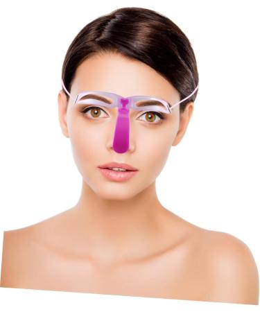 Ipetboom 3pcs set Use Tool Grooming De Makeup Stamp Full for Pencil Stereo Reusable Stencil Maquillaje mediumx3pcs Violetx3pcs - Buy Online on GoSupps.com