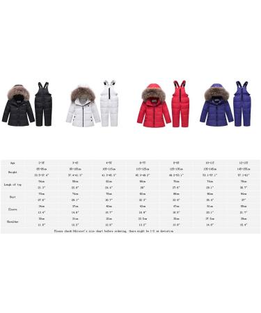 Odziezet Unisex Baby Kids Puffer Snowsuit Jacket & Bib Pants Set - 1-2 Years (1-Purple) - Buy Online on GoSupps.com