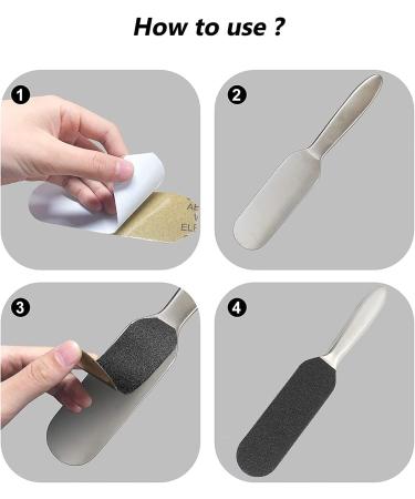 Kalolary 100pcs Foot Riper Replacement Grinding Paper | Pedicure File Pads for Foot Care & Corn Removal - Buy Online on GoSupps.com