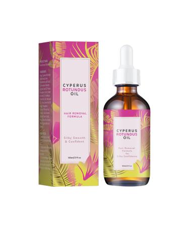 60ml Cyperus Rotundus Oil Natural Cyperus Rotundus Oil for Hair Removal Reduces Unwanted Hair Growth Moisturizing & Soothing CyperusOil For Reducing Body hair Growth oil Ideal for All Skin Types