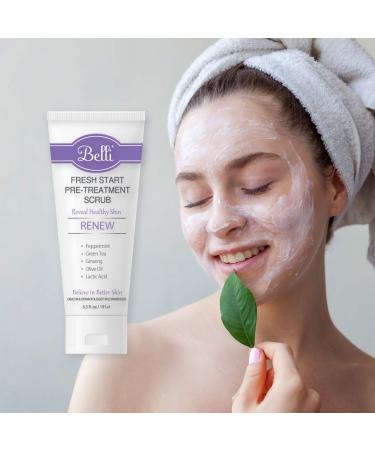 Belli Skincare Fresh Start Pre-Treatment Scrub 6.5 fl oz - Exfoliating Facial Scrub for Radiant Skin - Buy Online on GoSupps.com